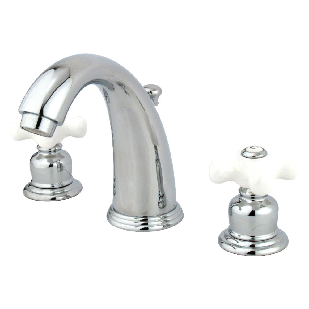 Victorian Widespread Bathroom Faucet in Polished Chrome
