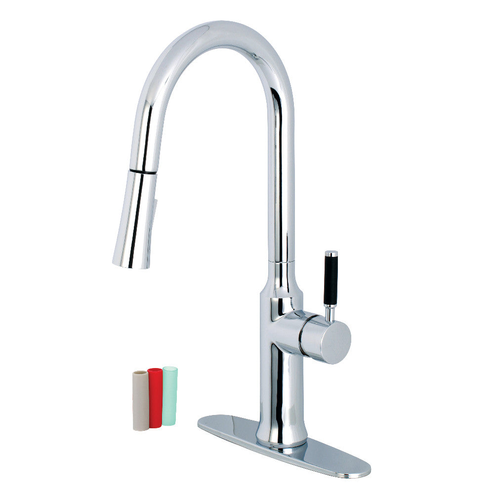 Kaiser Pull-Down Kitchen Faucet in Polished Chrome