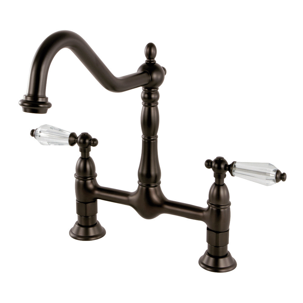 Wilshire Bridge Kitchen Faucet in Oil Rubbed Bronze