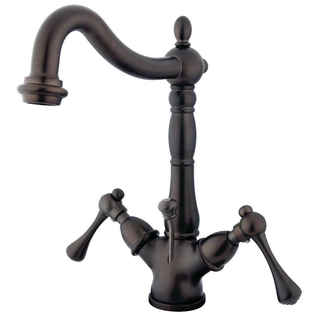 Heritage 4 Inch Centerset Bathroom Faucet in Oil Rubbed Bronze