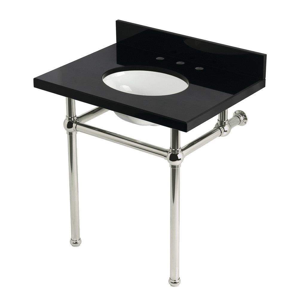 Templeton 30 Inch Console Sink in Polished Nickel