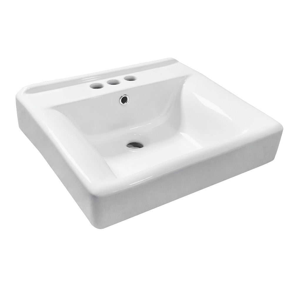 Concord 20 Inch Console Sink in White