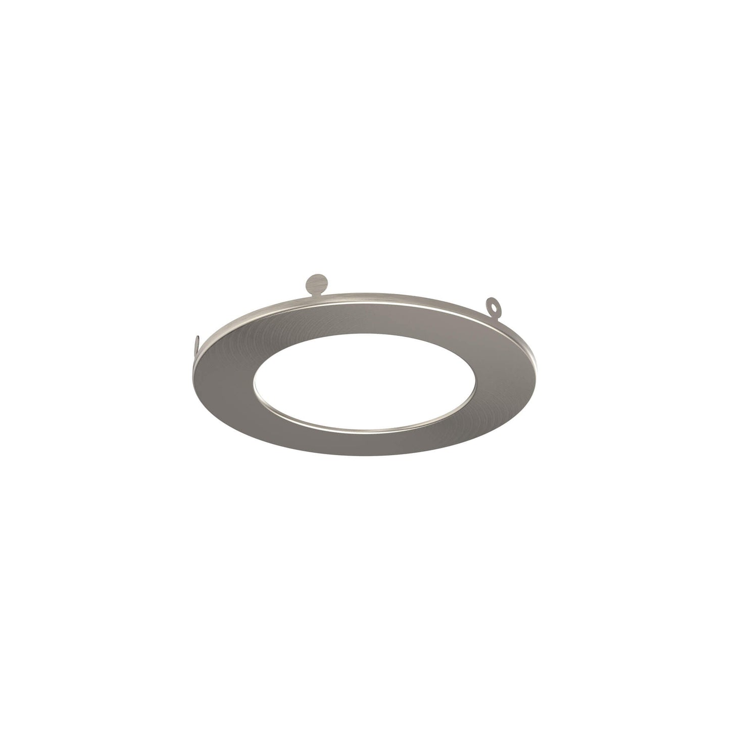 4in Trim Round, Satin Nickel