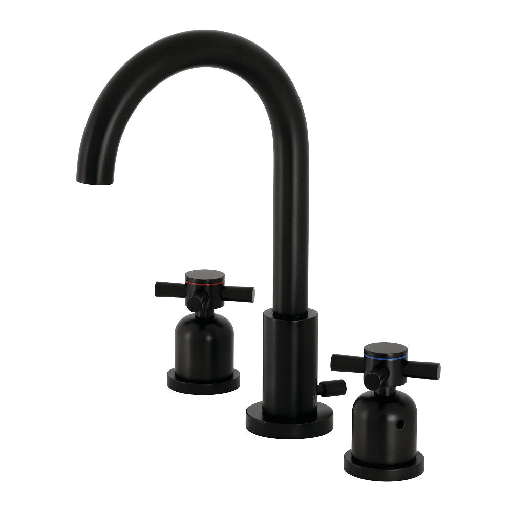 Concord Widespread Bathroom Faucet in Matte Black