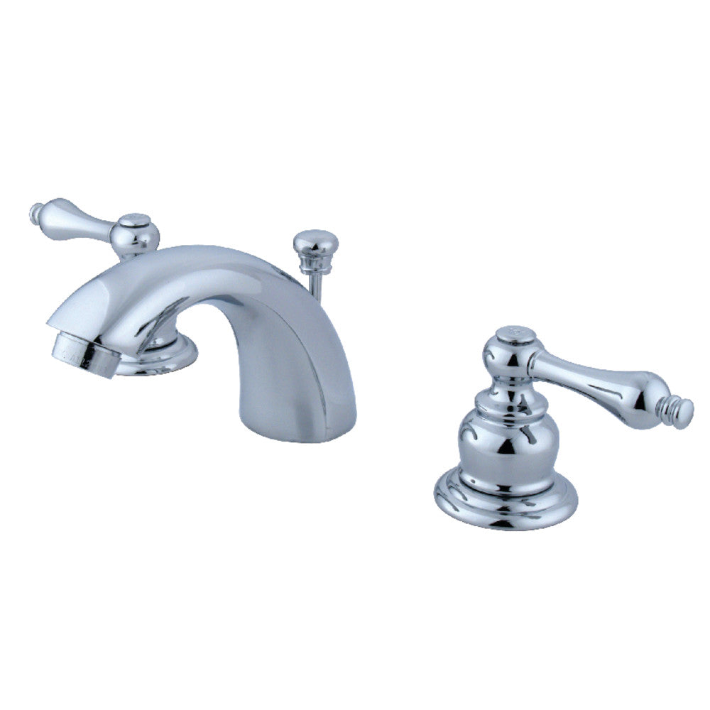 Victorian Mini-Widespread Bathroom Faucet in Polished Chrome