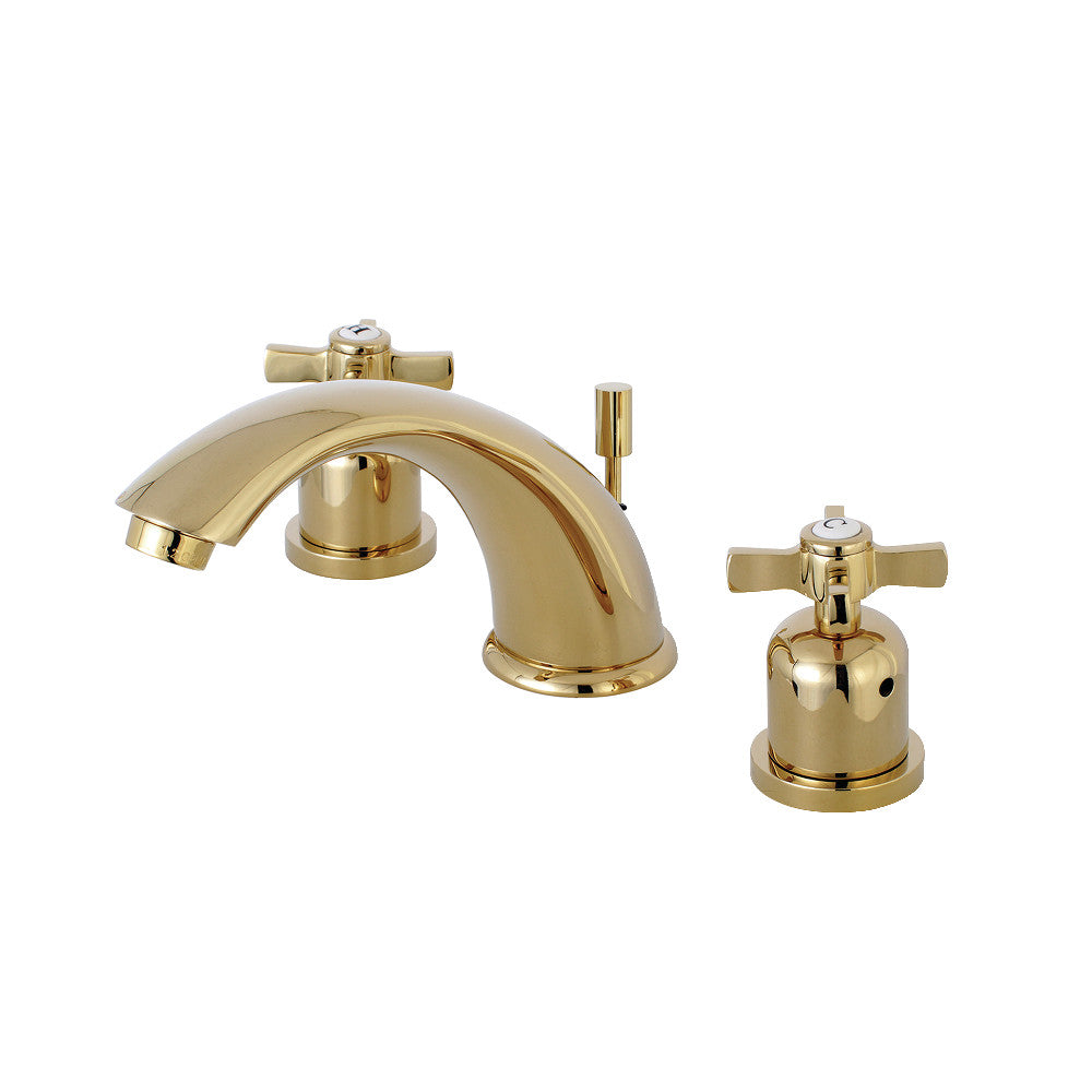 Millennium Widespread Bathroom Faucet in Polished Brass