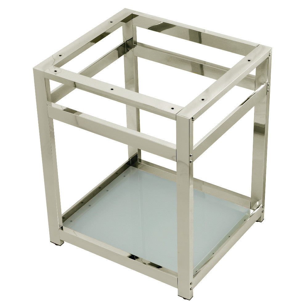 Kingston Commercial 25 Inch Console Sink in Polished Nickel