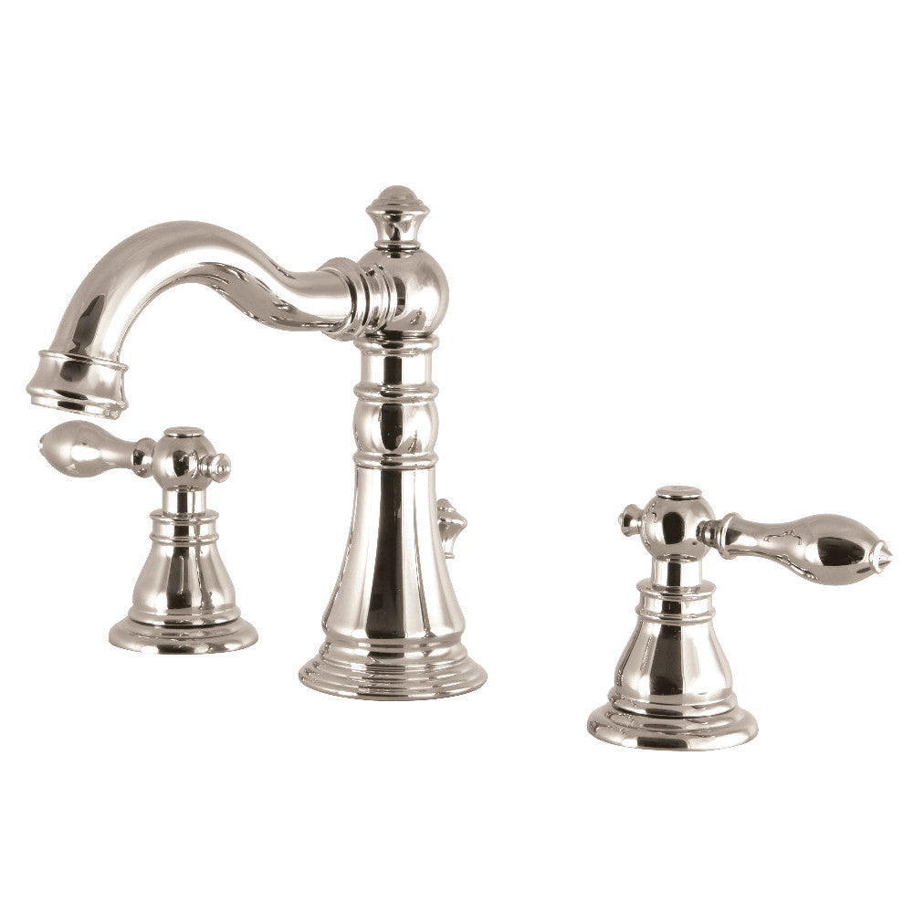 American Classic Widespread Bathroom Faucet in Polished Nickel