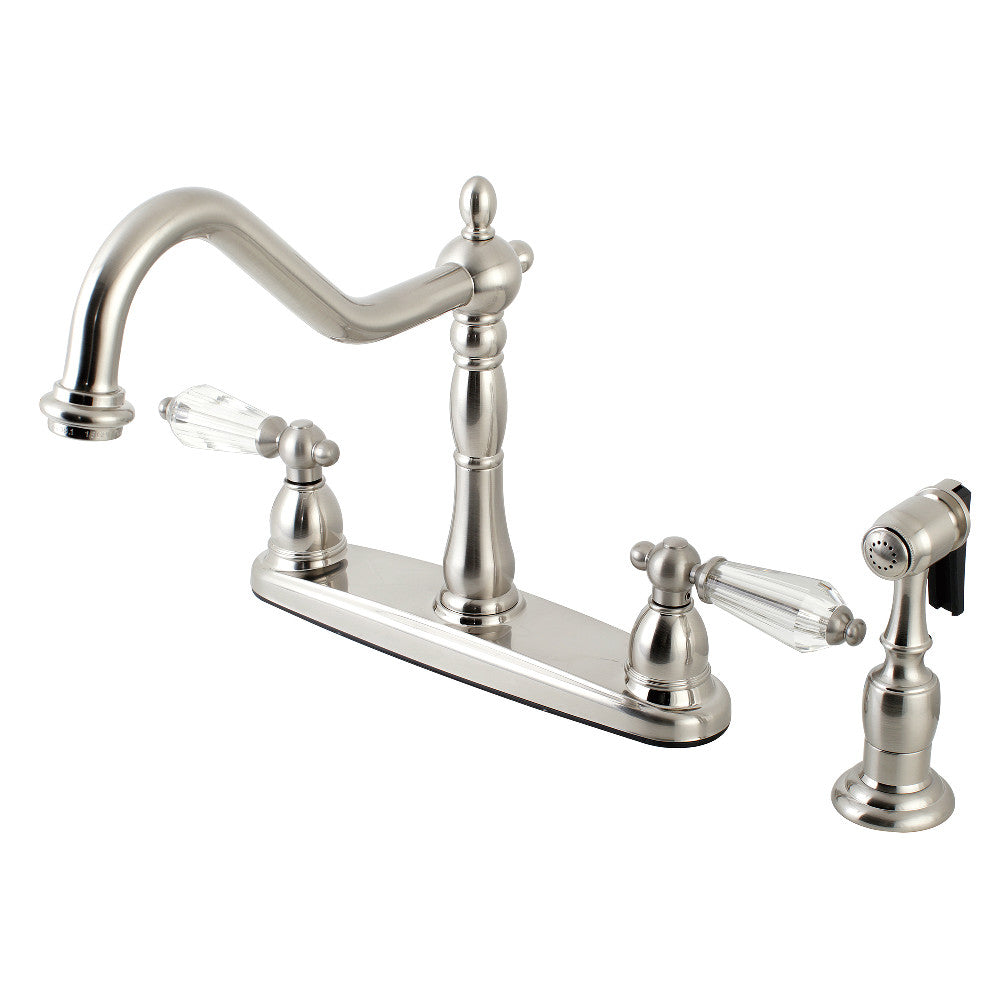 Wilshire Centerset Kitchen Faucet in Brushed Nickel
