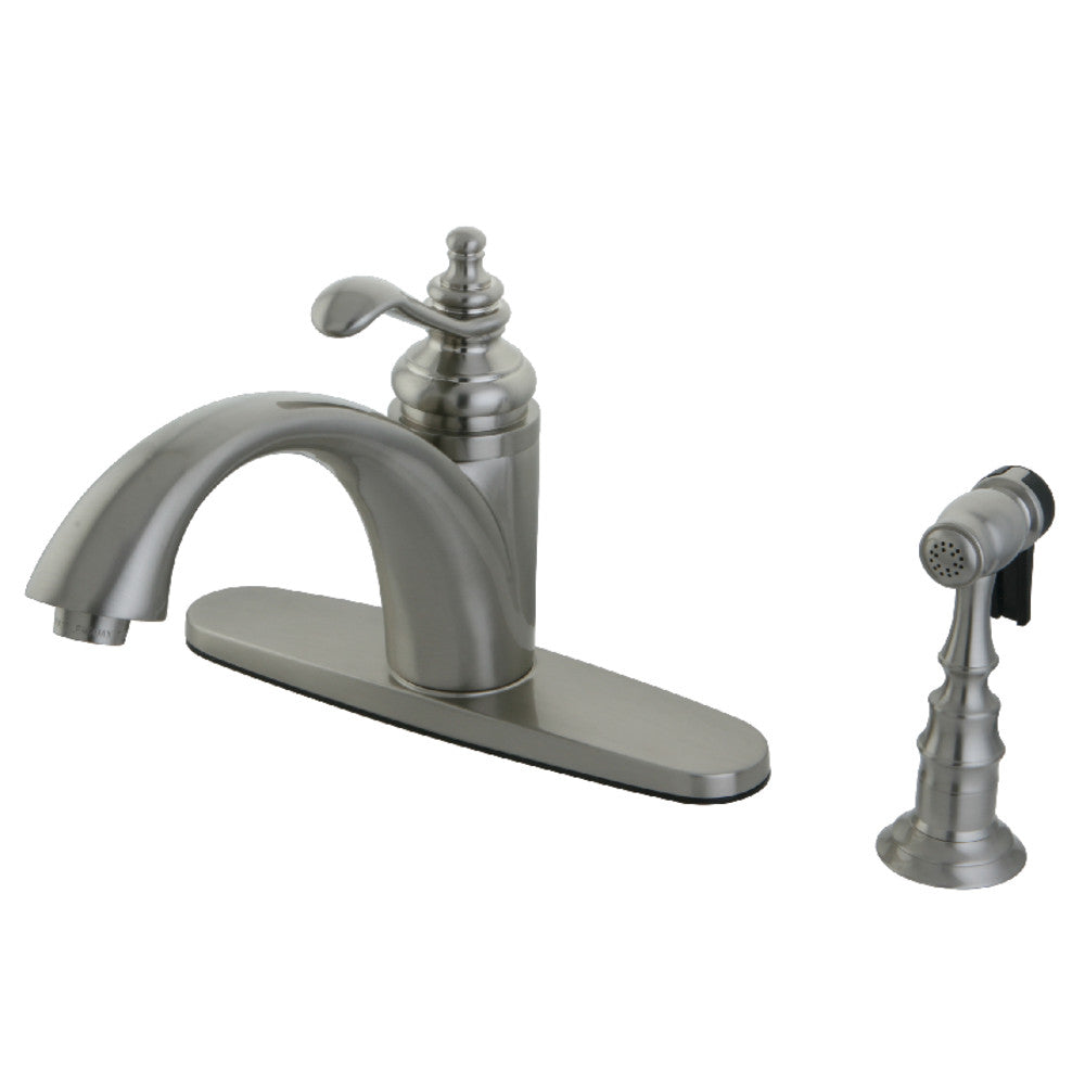 Templeton One Handle Kitchen Faucet in Brushed Nickel