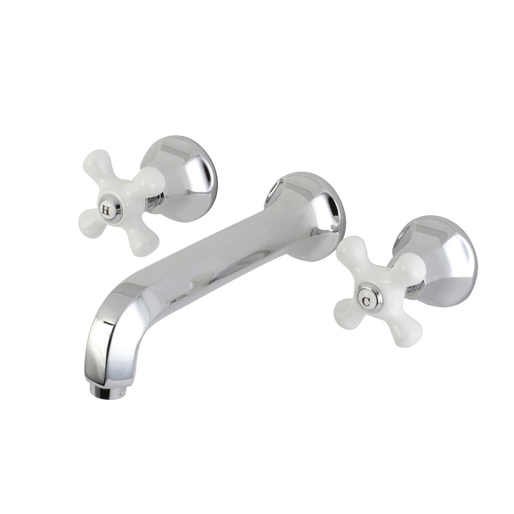 Metropolitan Wall-Mount Bathroom Faucet in Polished Chrome
