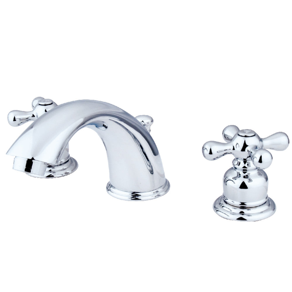 Victorian Widespread Bathroom Faucet in Polished Chrome