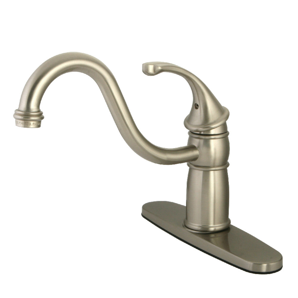 Georgian One Handle Kitchen Faucet in Brushed Nickel