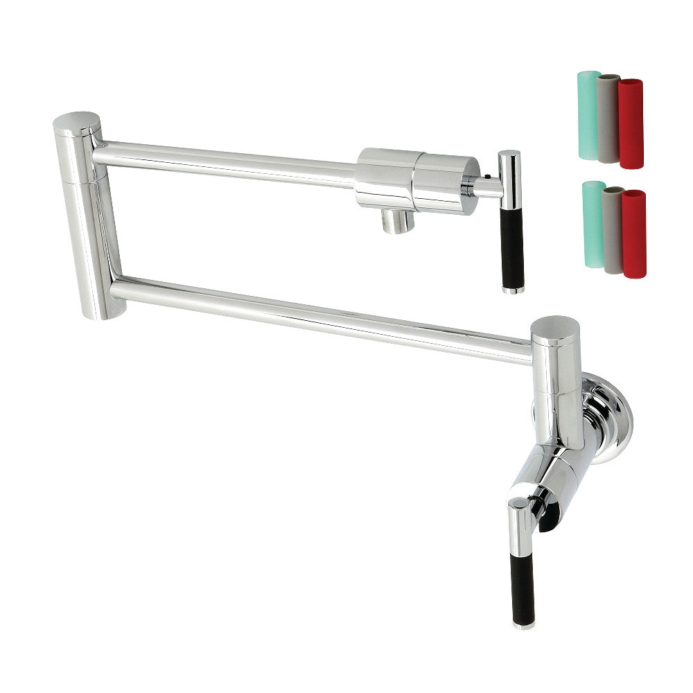 Kaiser Pot Filler Faucet in Polished Chrome