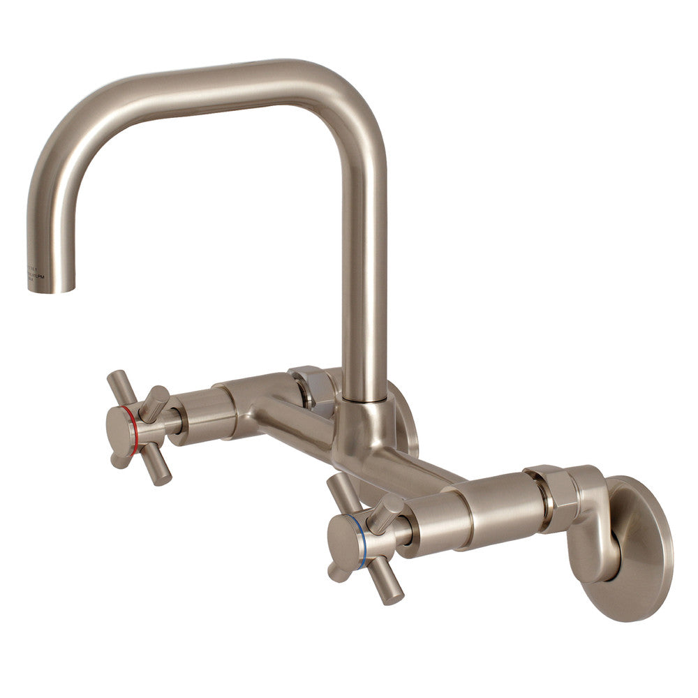 Concord Wall Mount Kitchen Faucet in Brushed Nickel