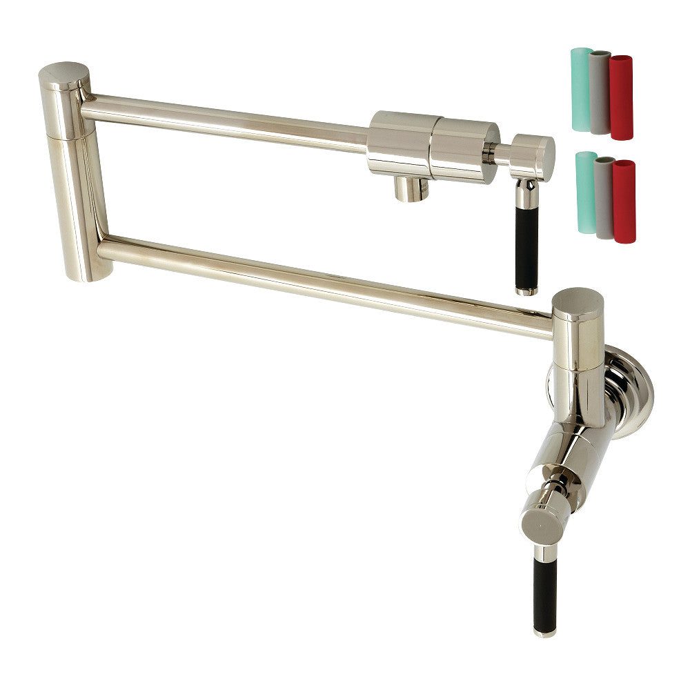 Kaiser Pot Filler Faucet in Polished Nickel