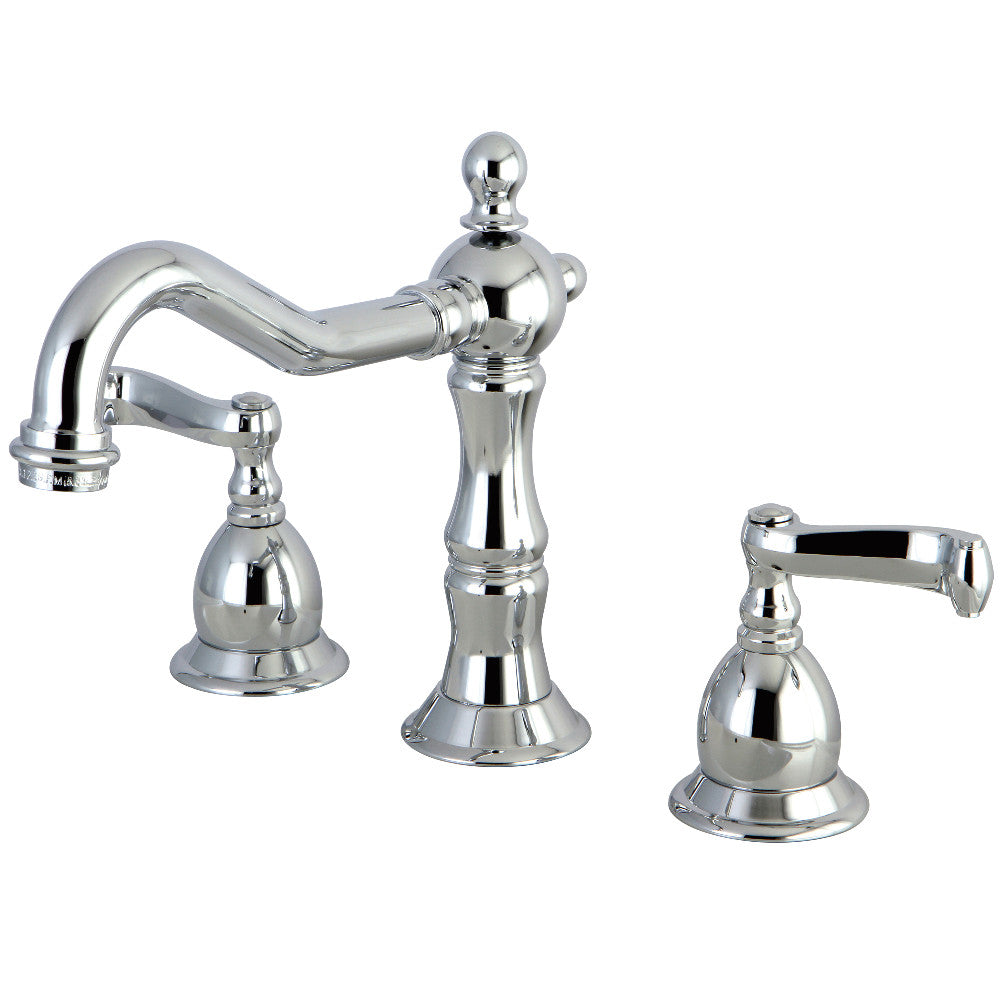 Heritage Widespread Bathroom Faucet in Polished Chrome
