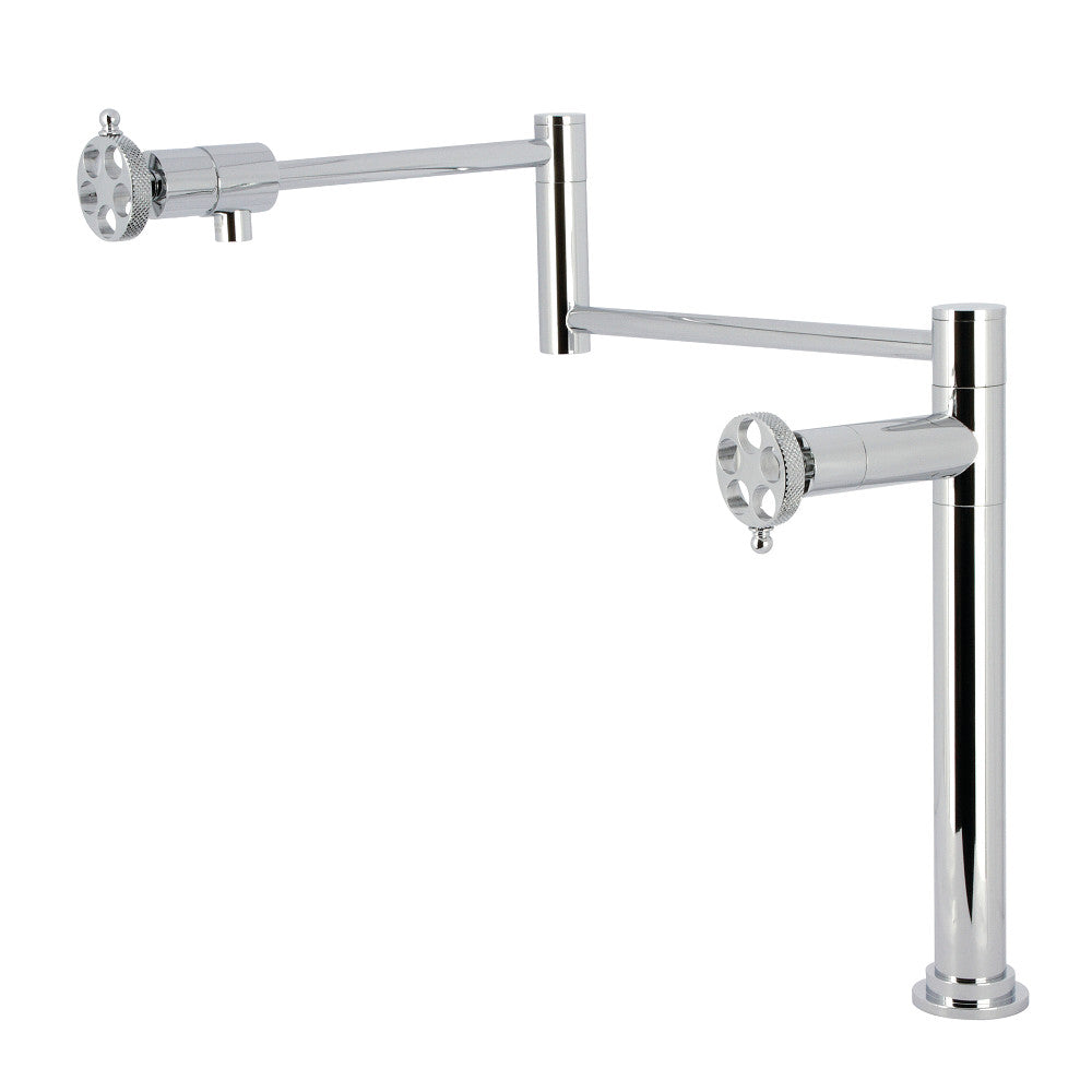 Webb Pot Filler Faucet in Polished Chrome