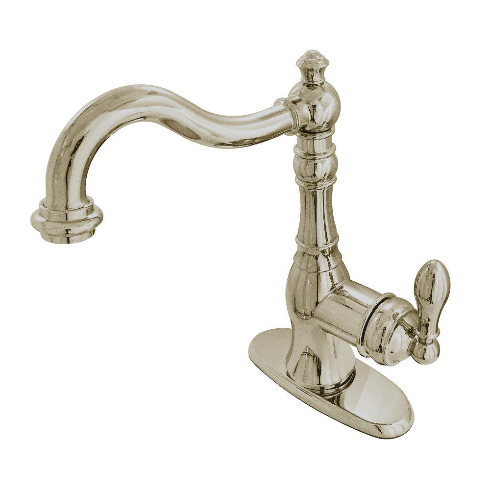 American Classic 4 Inch Centerset Bathroom Faucet in Brushed Nickel