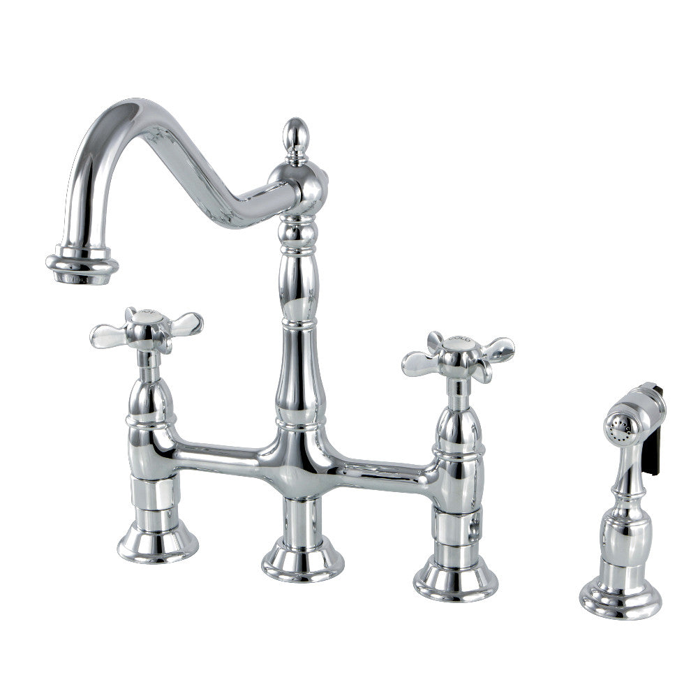 Essex Bridge Kitchen Faucet in Polished Chrome