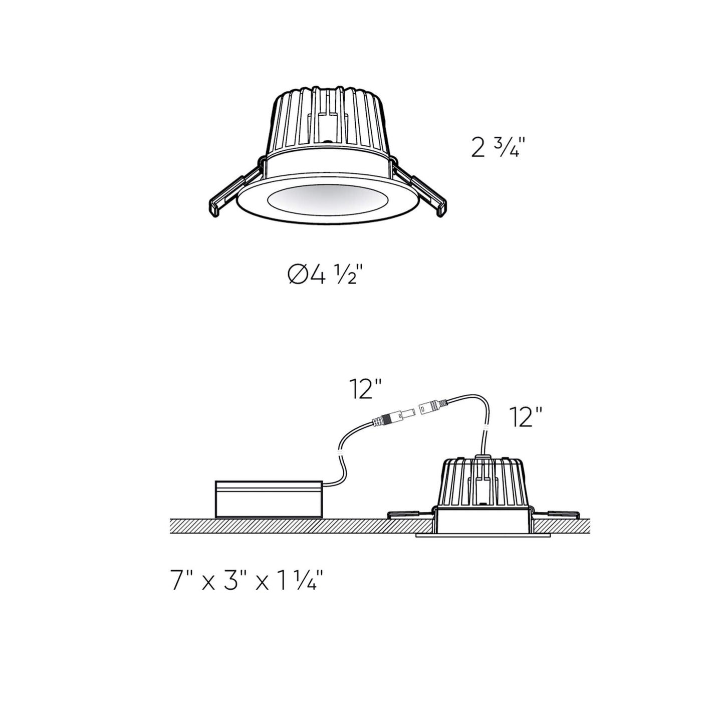 4 Inch Smart RGB+CCT LED Regressed Recessedl light