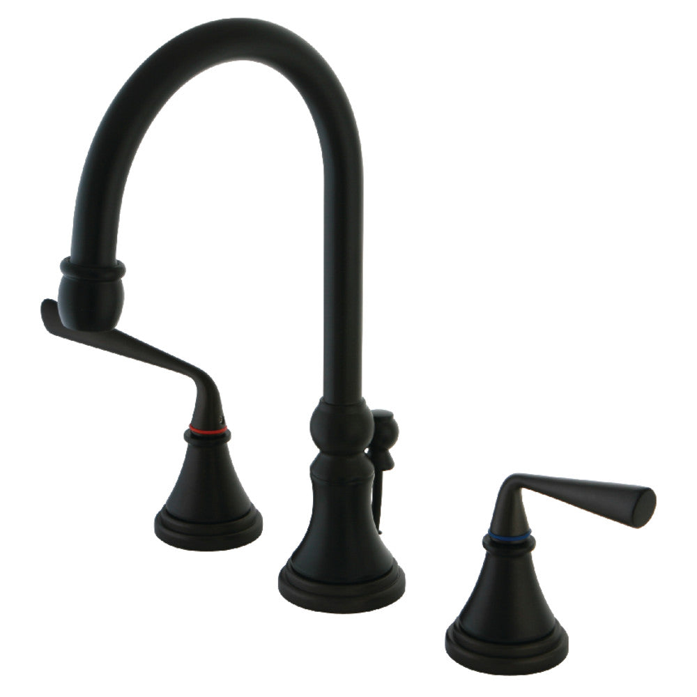 Silver Sage Widespread Bathroom Faucet in Oil Rubbed Bronze