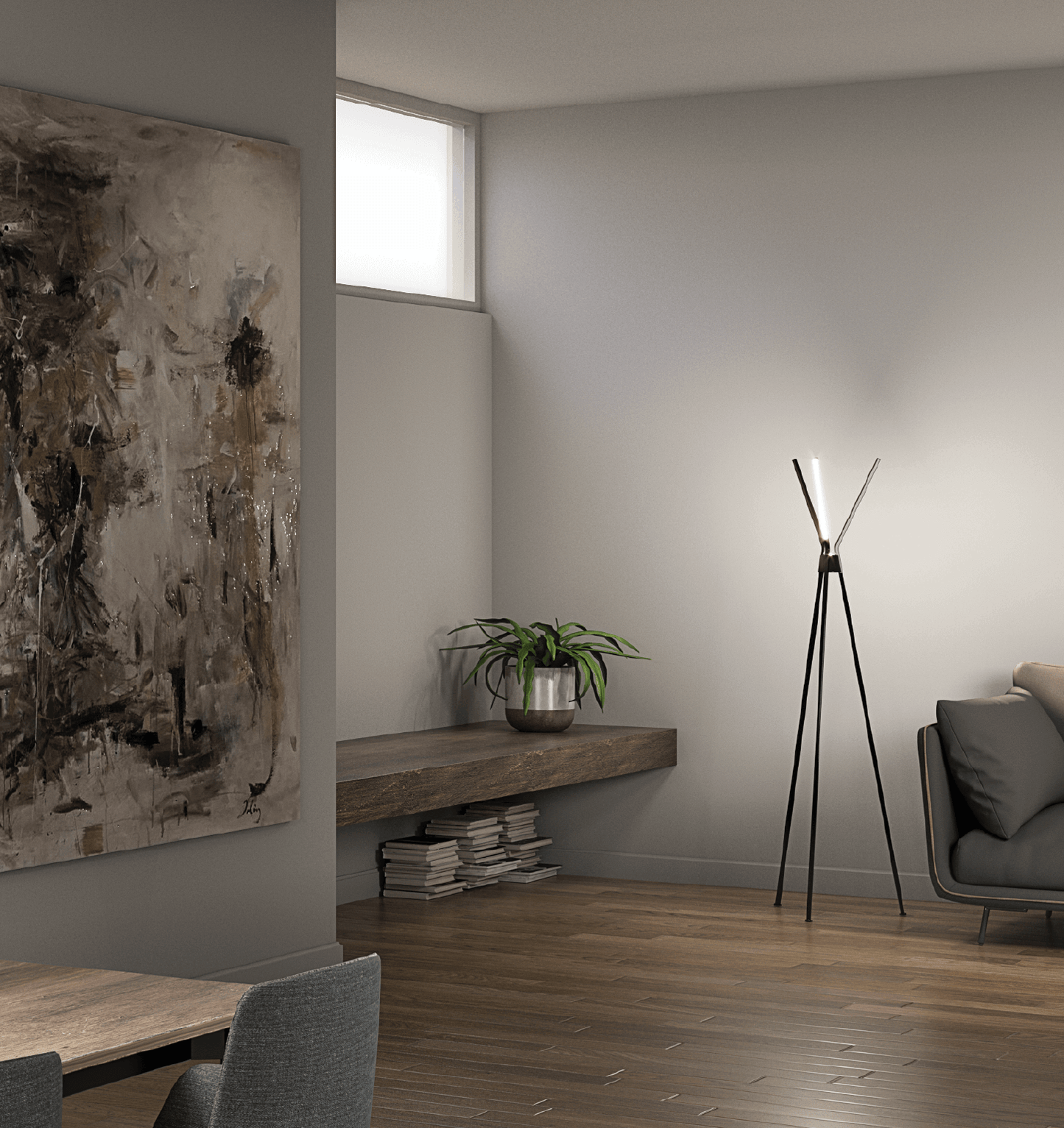 64 Inch Star LED Floor Lamp