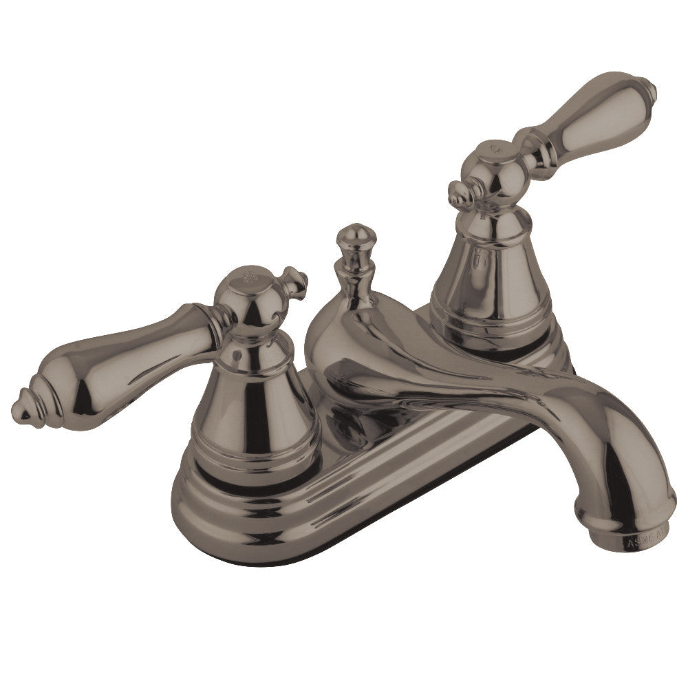 English Classic 4 Inch Centerset Bathroom Faucet in Brushed Nickel