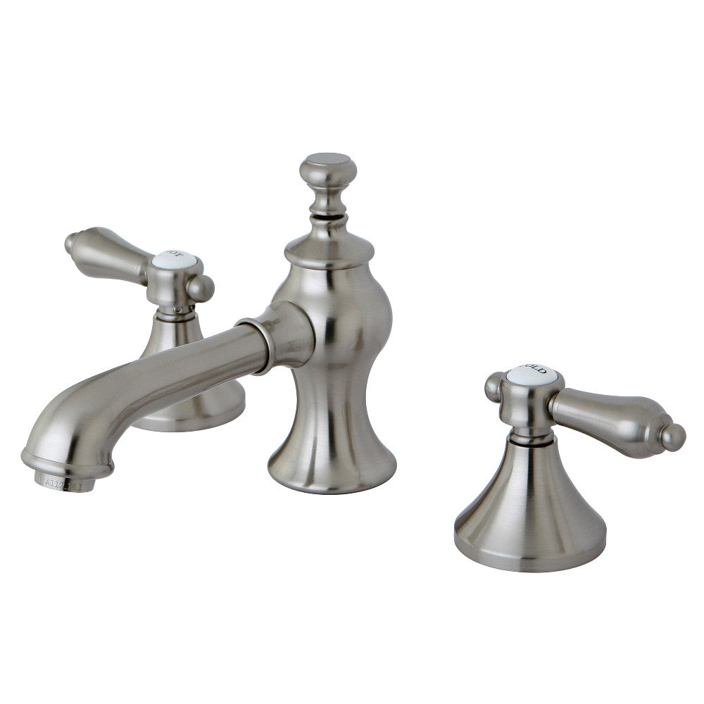 Heirloom Widespread Bathroom Faucet in Brushed Nickel