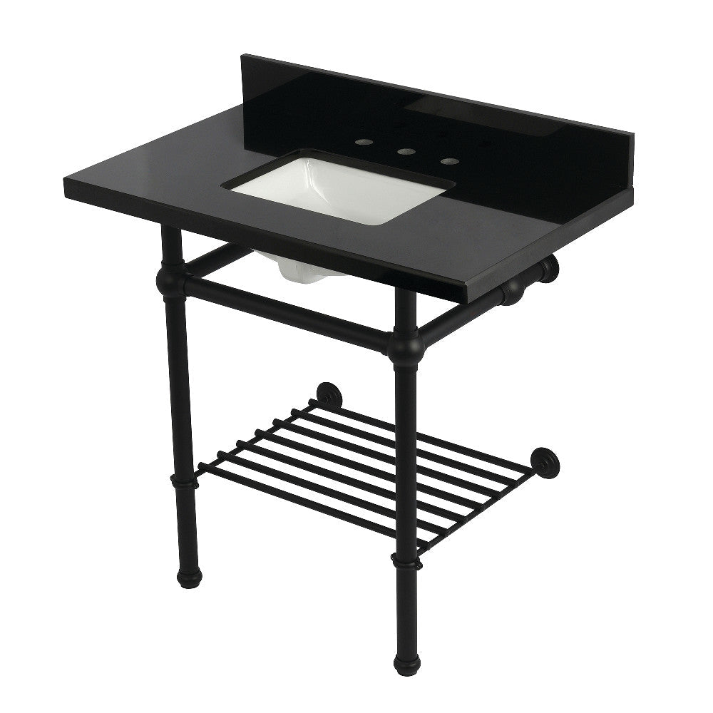 Templeton 36 Inch Console Sink in Black