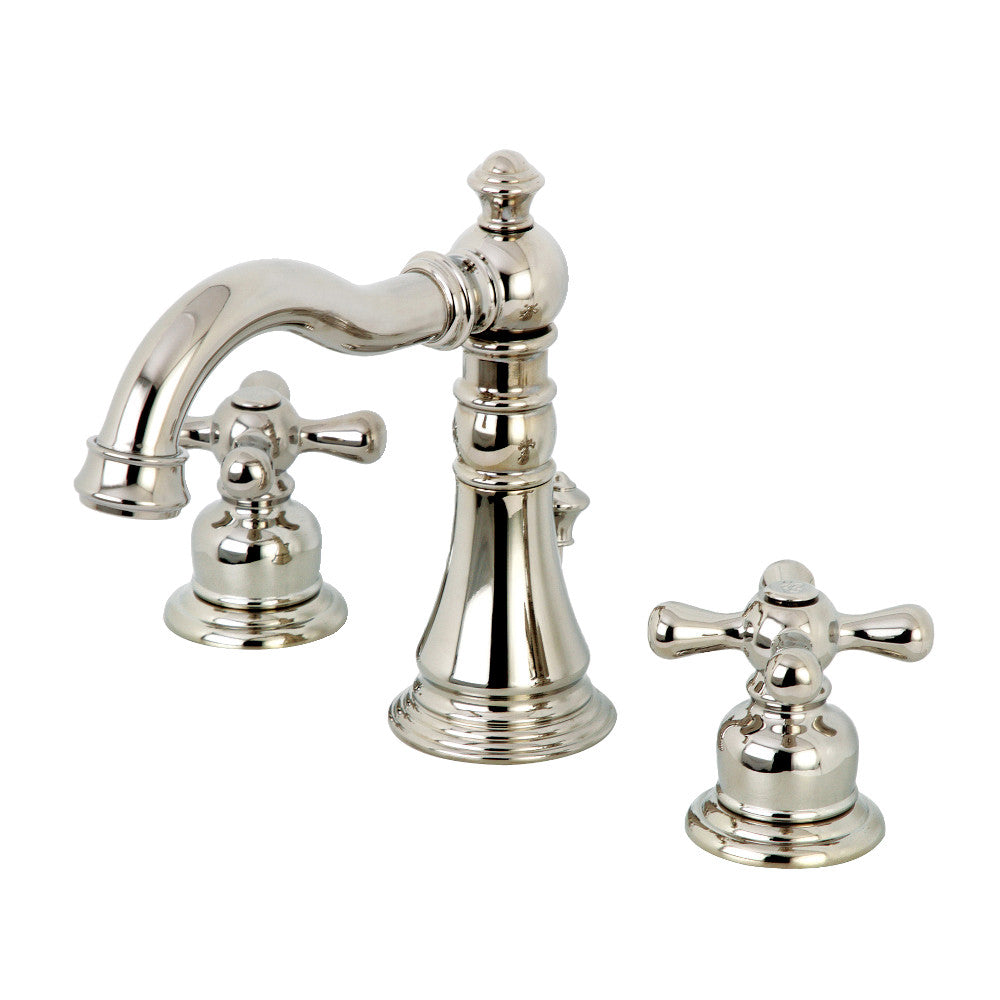American Classic Widespread Bathroom Faucet in Polished Nickel