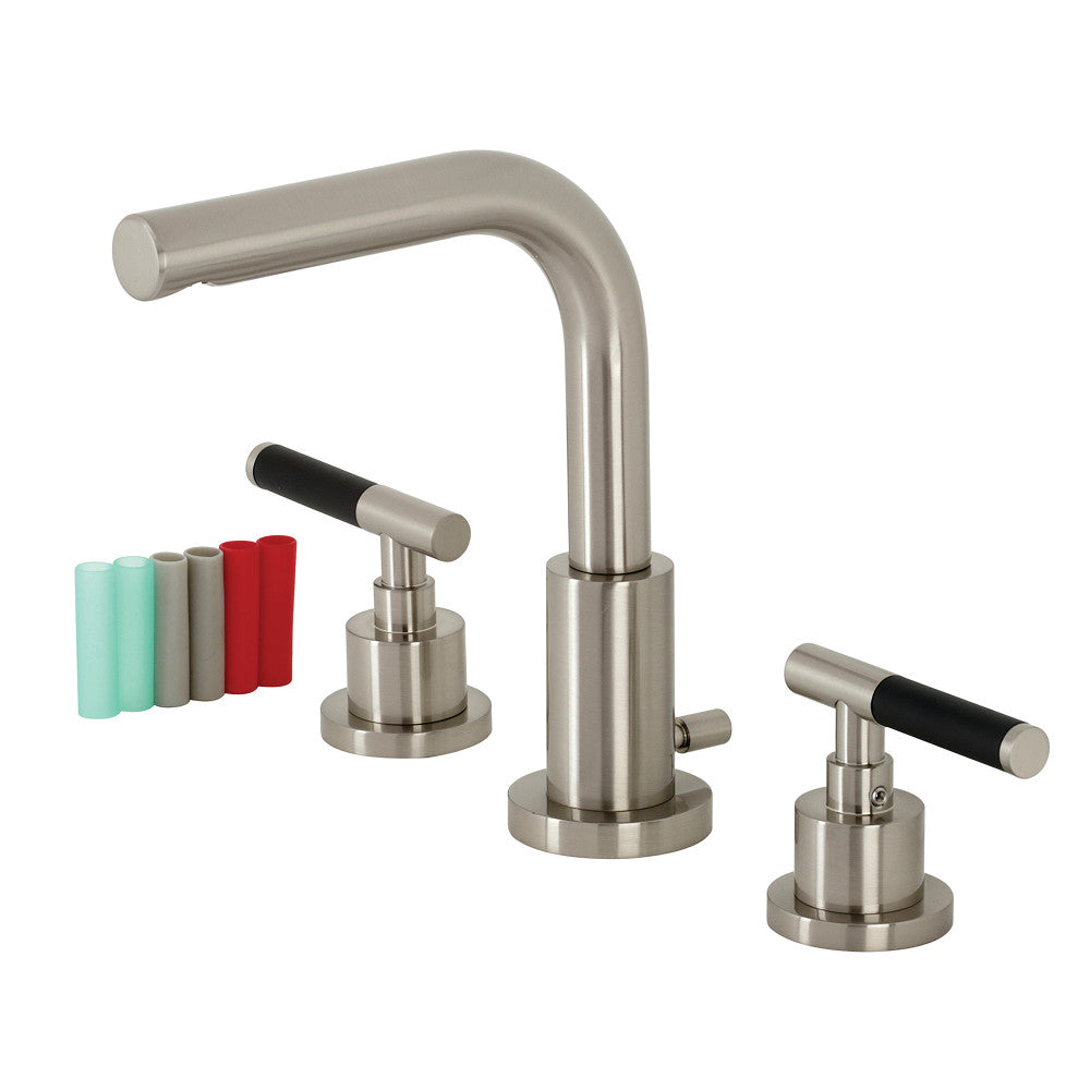 Kaiser Widespread Bathroom Faucet in Brushed Nickel
