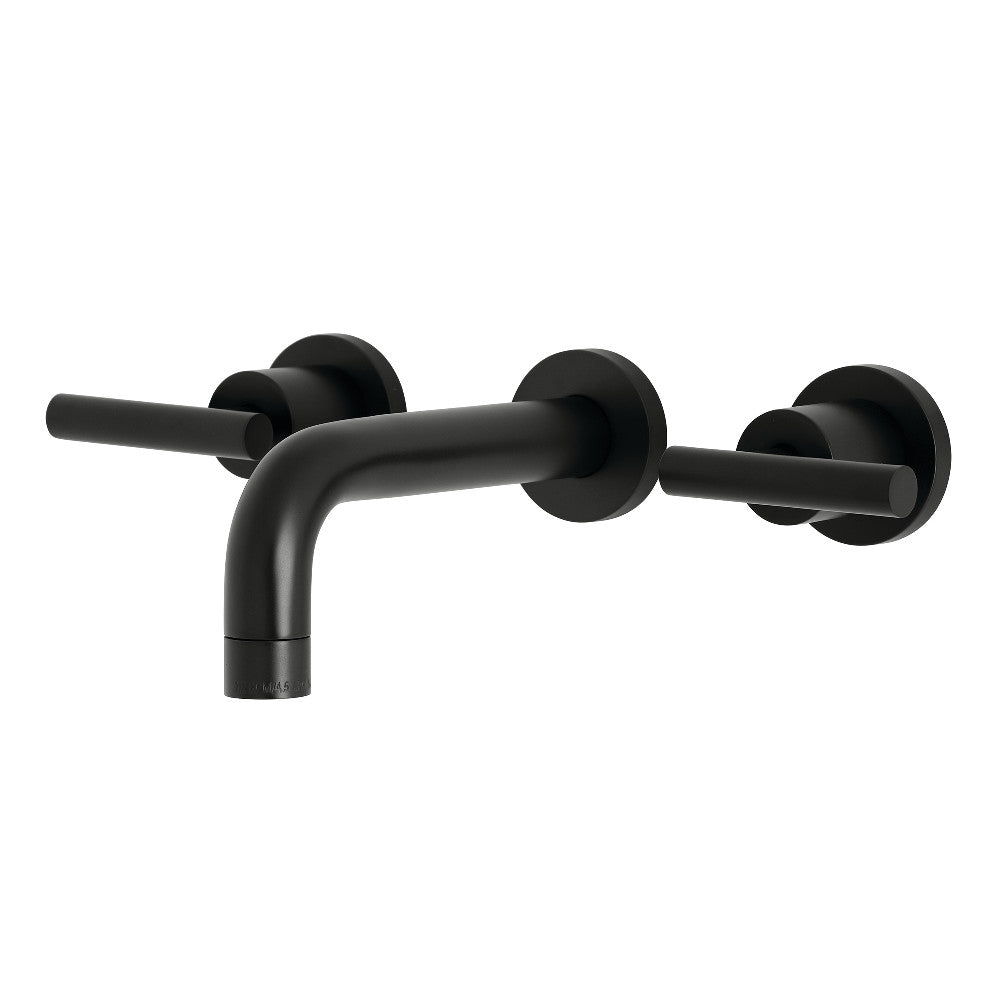 Manhattan Wall-Mount Bathroom Faucet in Matte Black