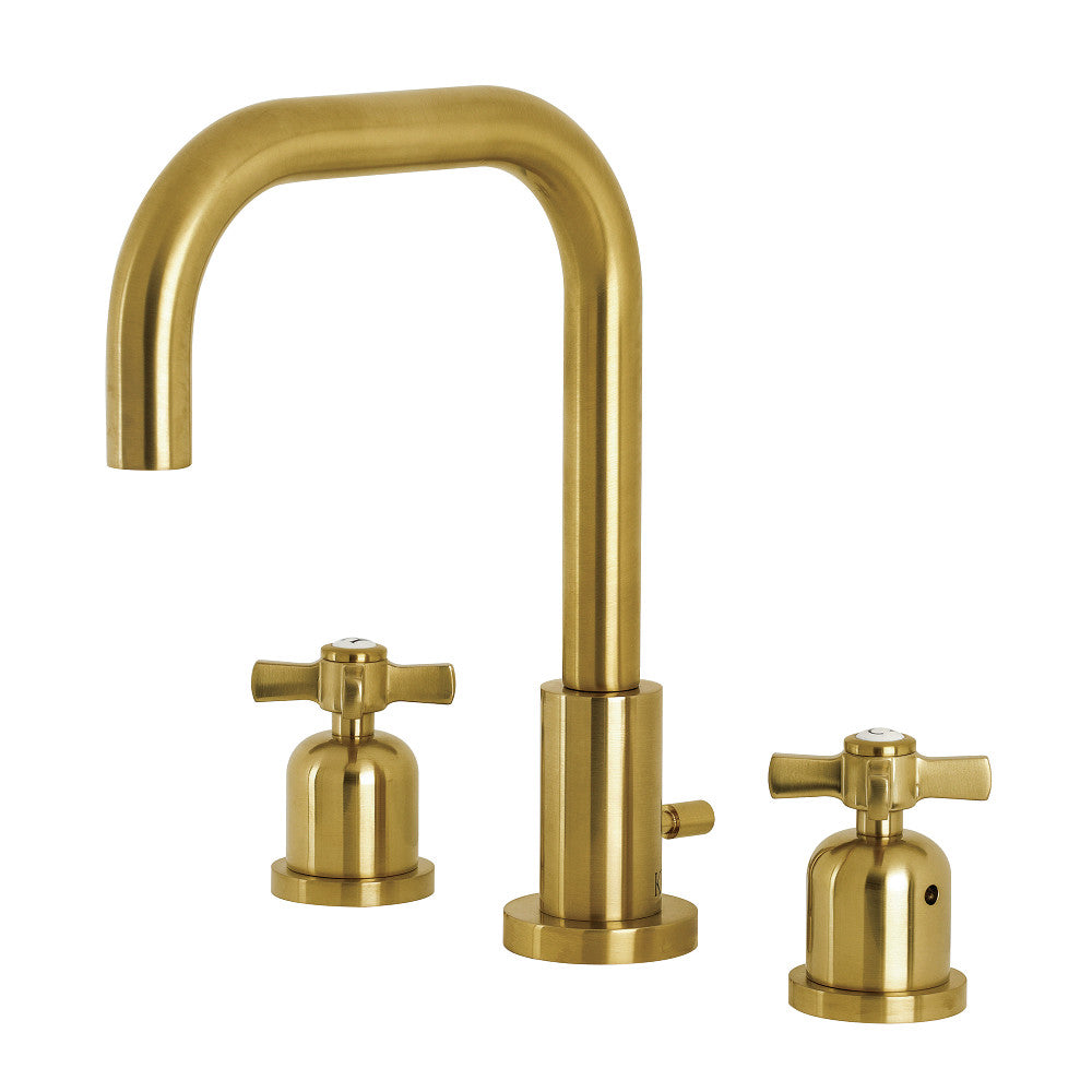 Millennium Widespread Bathroom Faucet in Brushed Brass