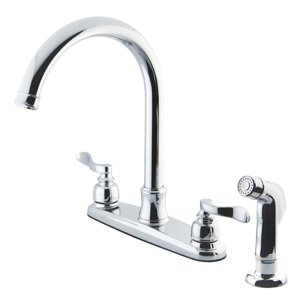 NuWave French Centerset Kitchen Faucet in Polished Chrome