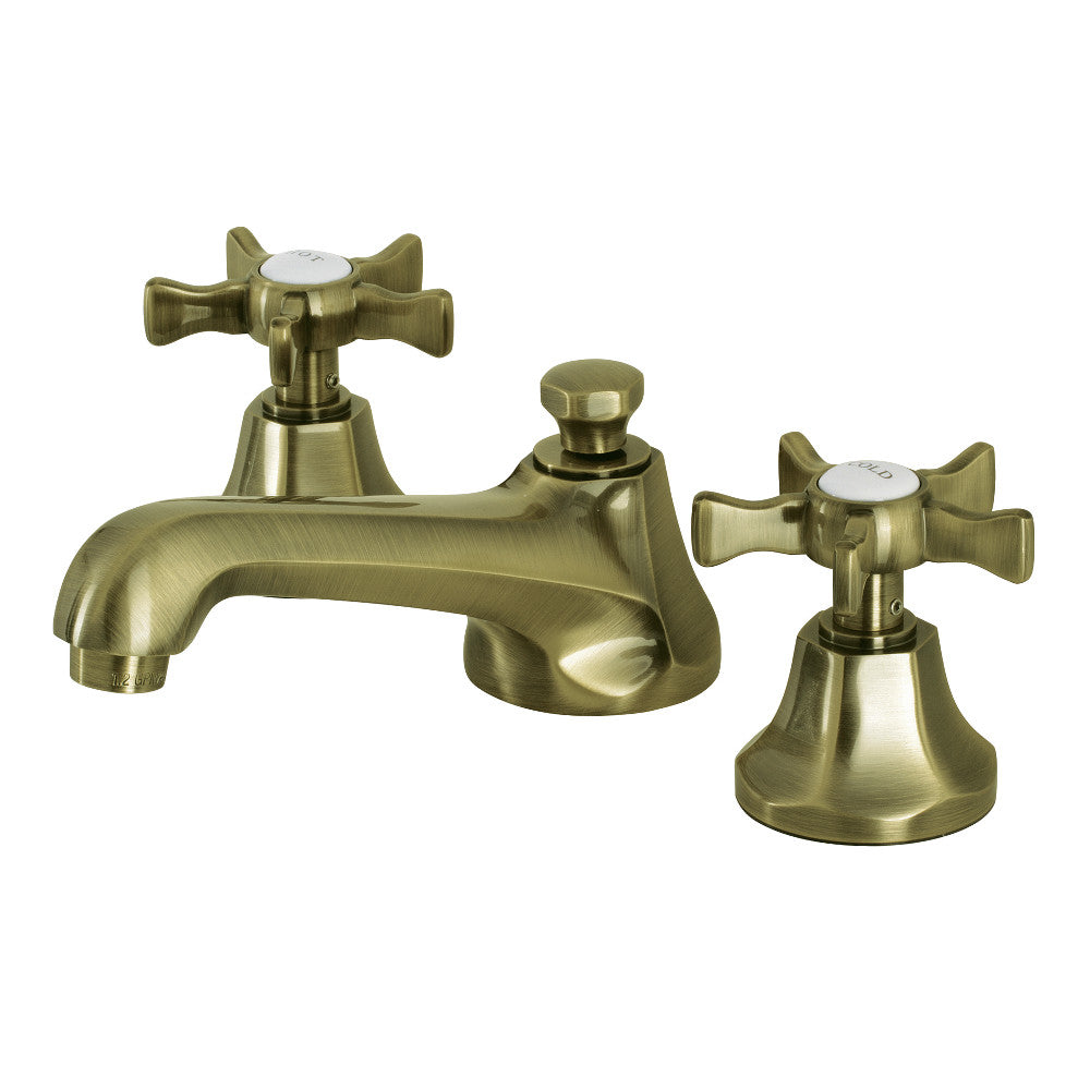 Hamilton Widespread Bathroom Faucet in Antique Brass