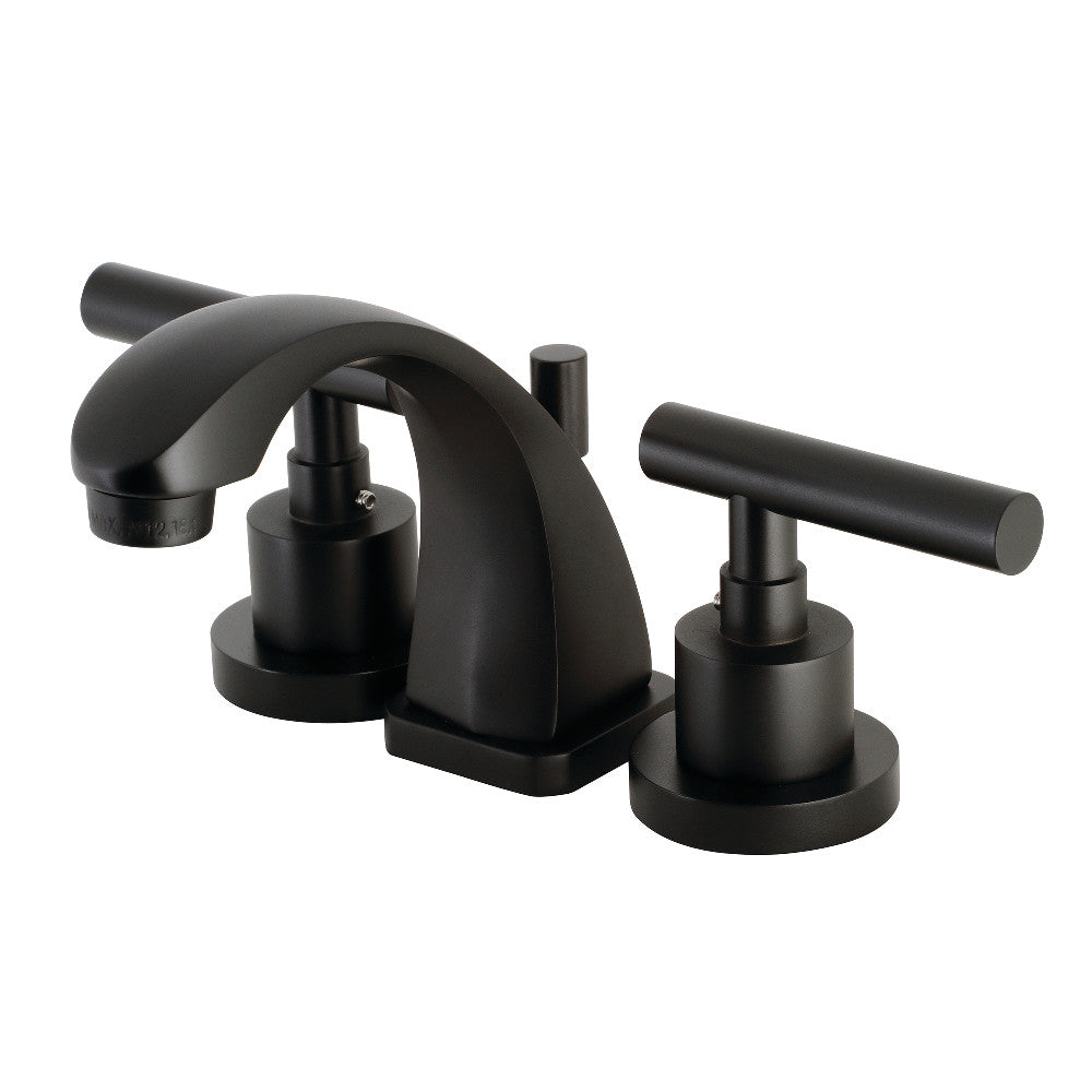 Manhattan Widespread Bathroom Faucet in Matte Black