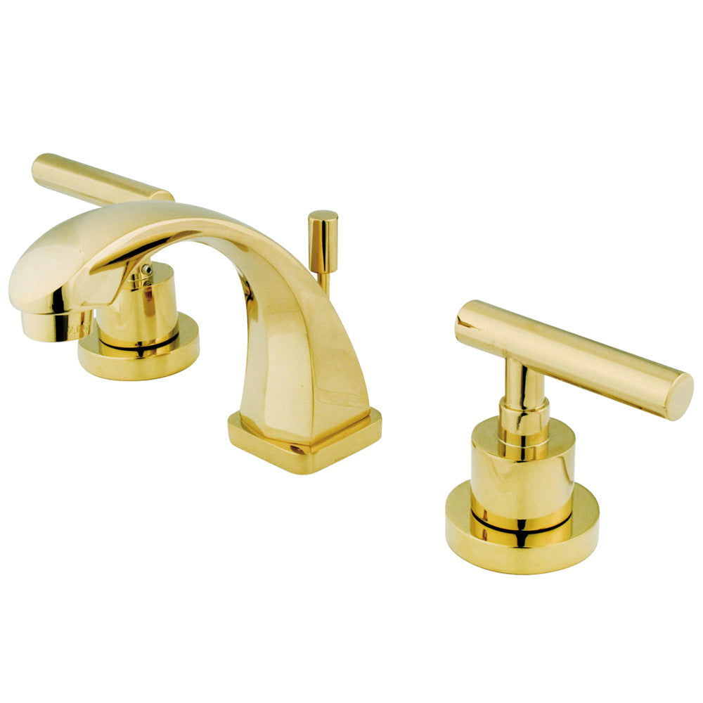 Manhattan Widespread Bathroom Faucet in Polished Brass