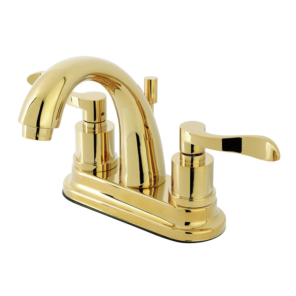 4 Inch Centerset Bathroom Faucet in Polished Brass