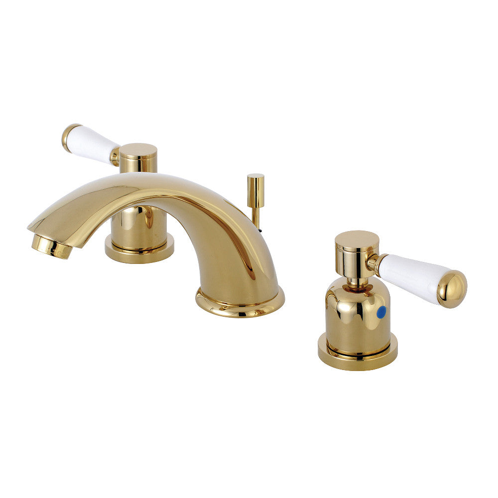 Paris Widespread Bathroom Faucet in Polished Brass