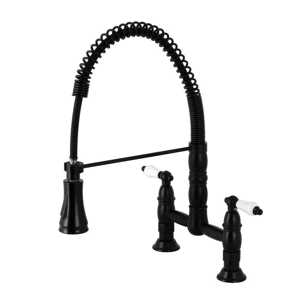 Heritage Pre-Rinse Kitchen Faucet in Matte Black