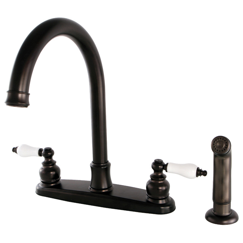 Victorian Centerset Kitchen Faucet in Oil Rubbed Bronze