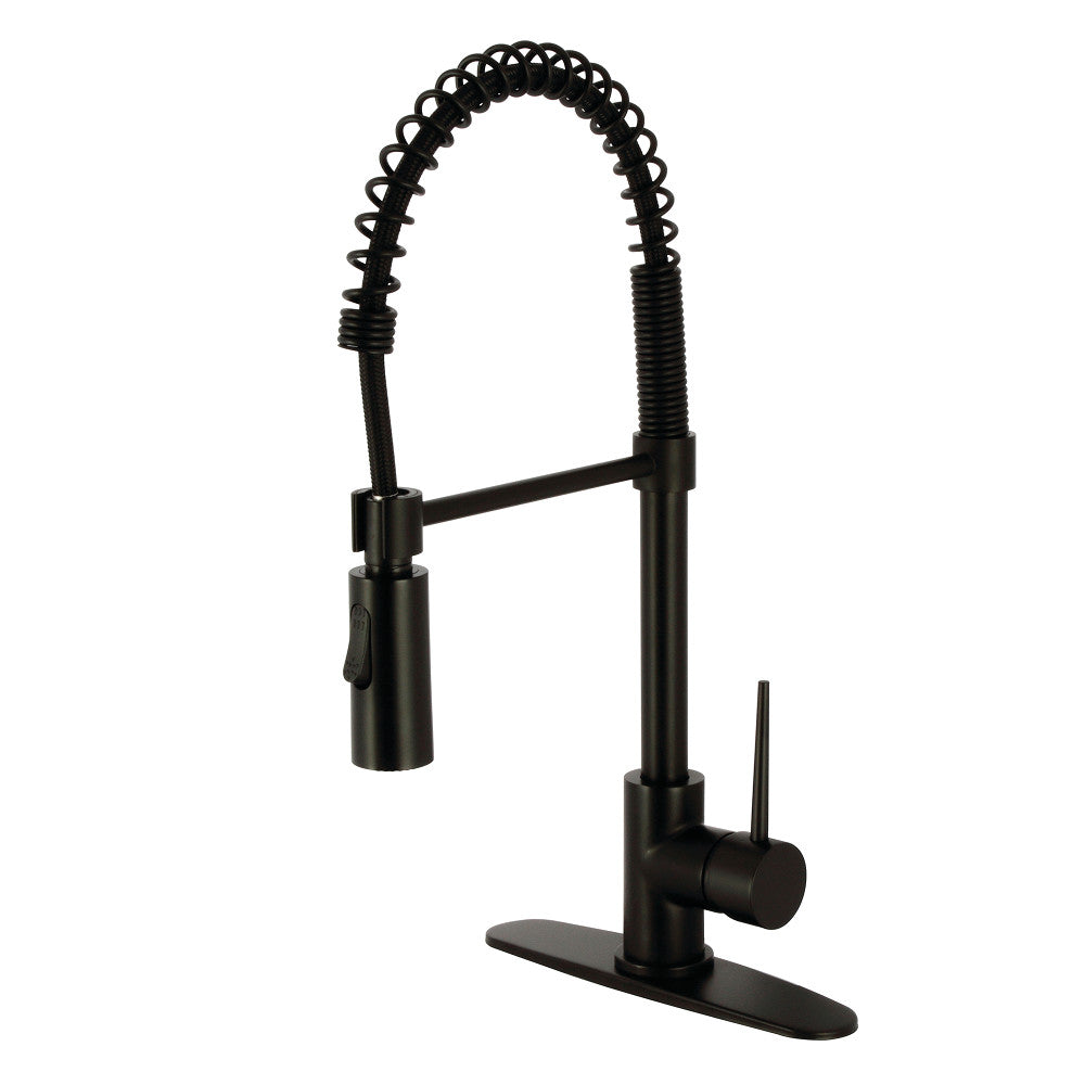 New York Pre-Rinse Kitchen Faucet in Matte Black