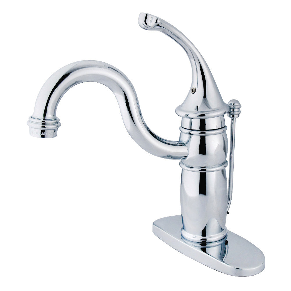 Georgian Single-Hole Bathroom Faucet in Polished Chrome