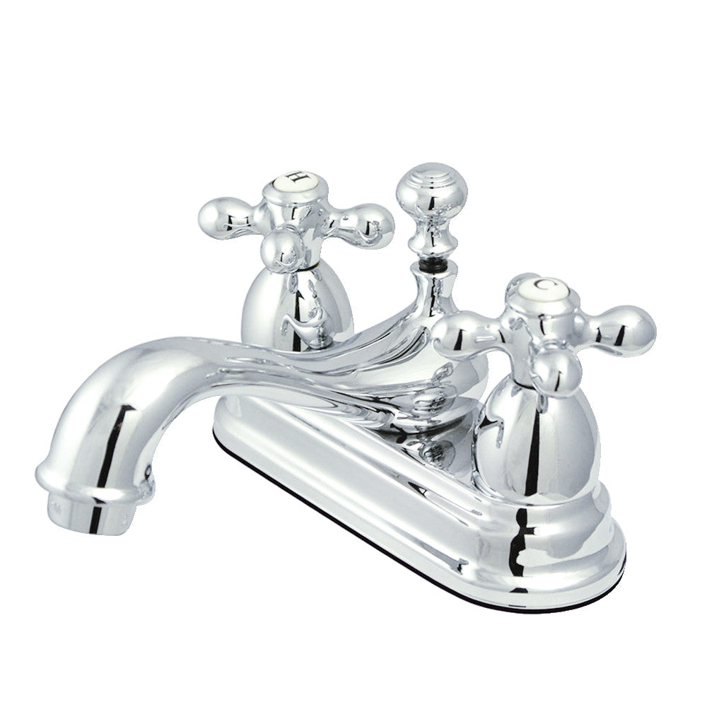 Restoration 4 Inch Centerset Bathroom Faucet in Polished Chrome