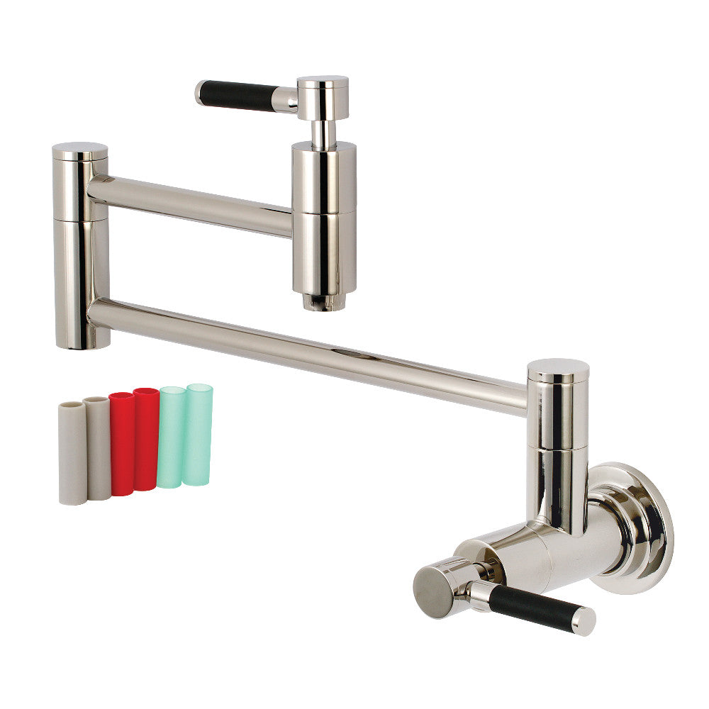 Kaiser Pot Filler Faucet in Polished Nickel