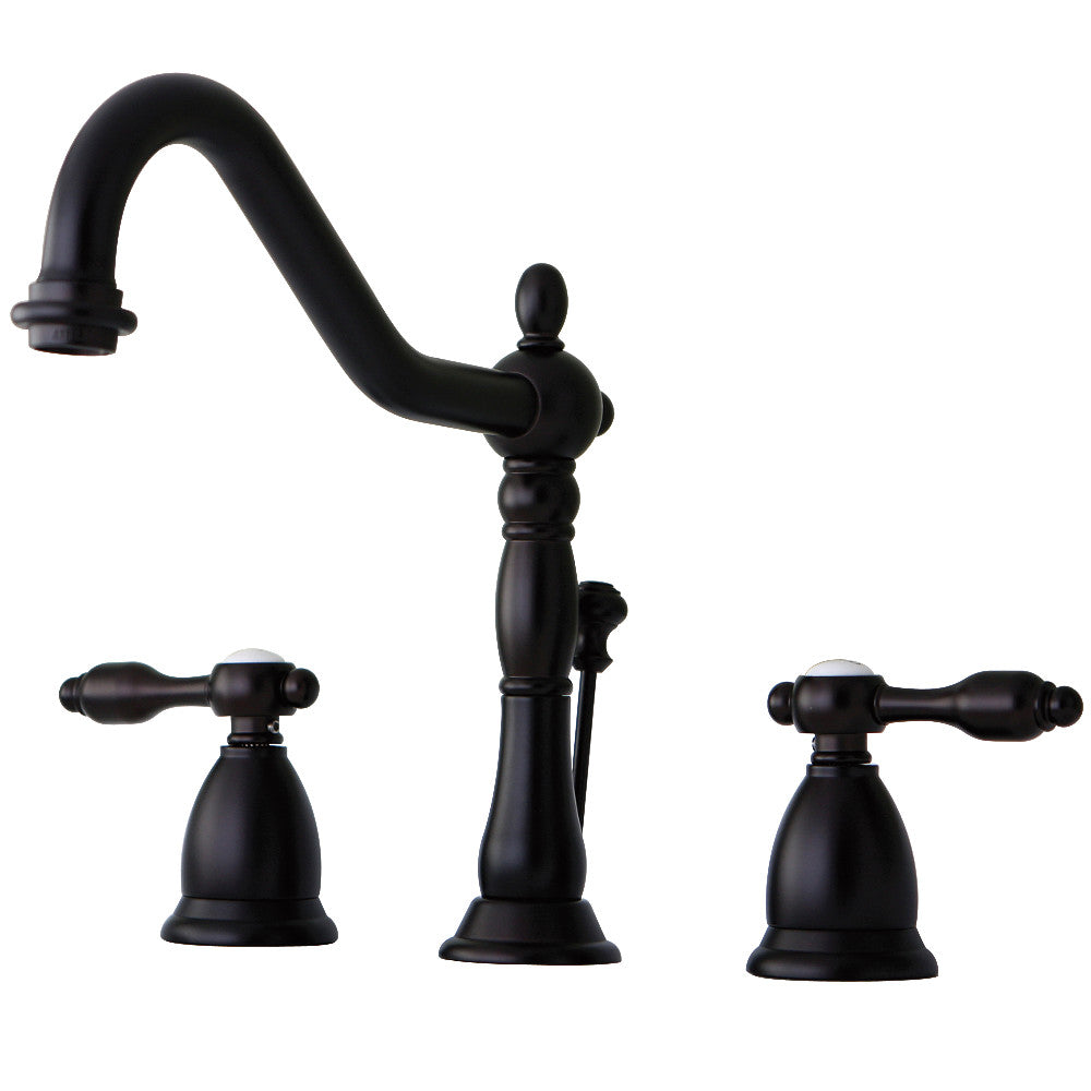 Tudor Widespread Bathroom Faucet in Oil Rubbed Bronze