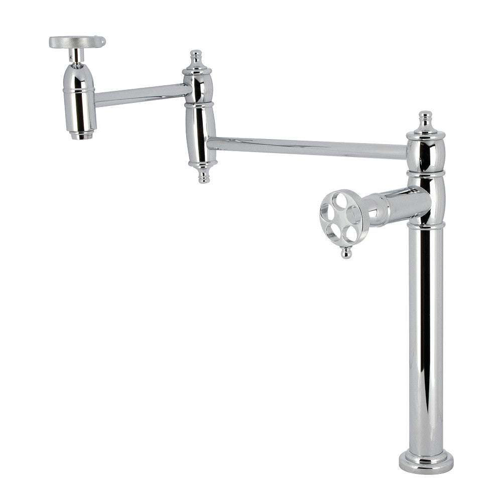 Wendell Pot Filler Faucet in Polished Chrome