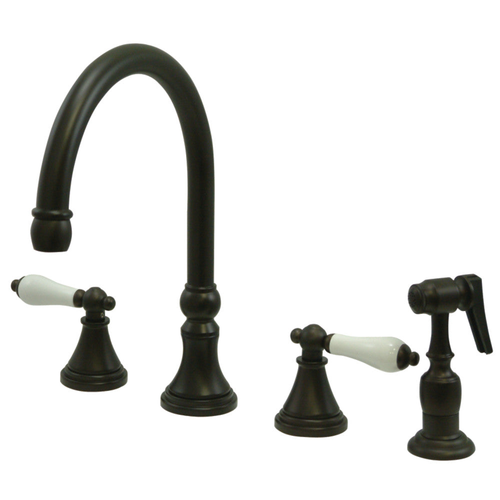 Governor Widespread Kitchen Faucet in Oil Rubbed Bronze