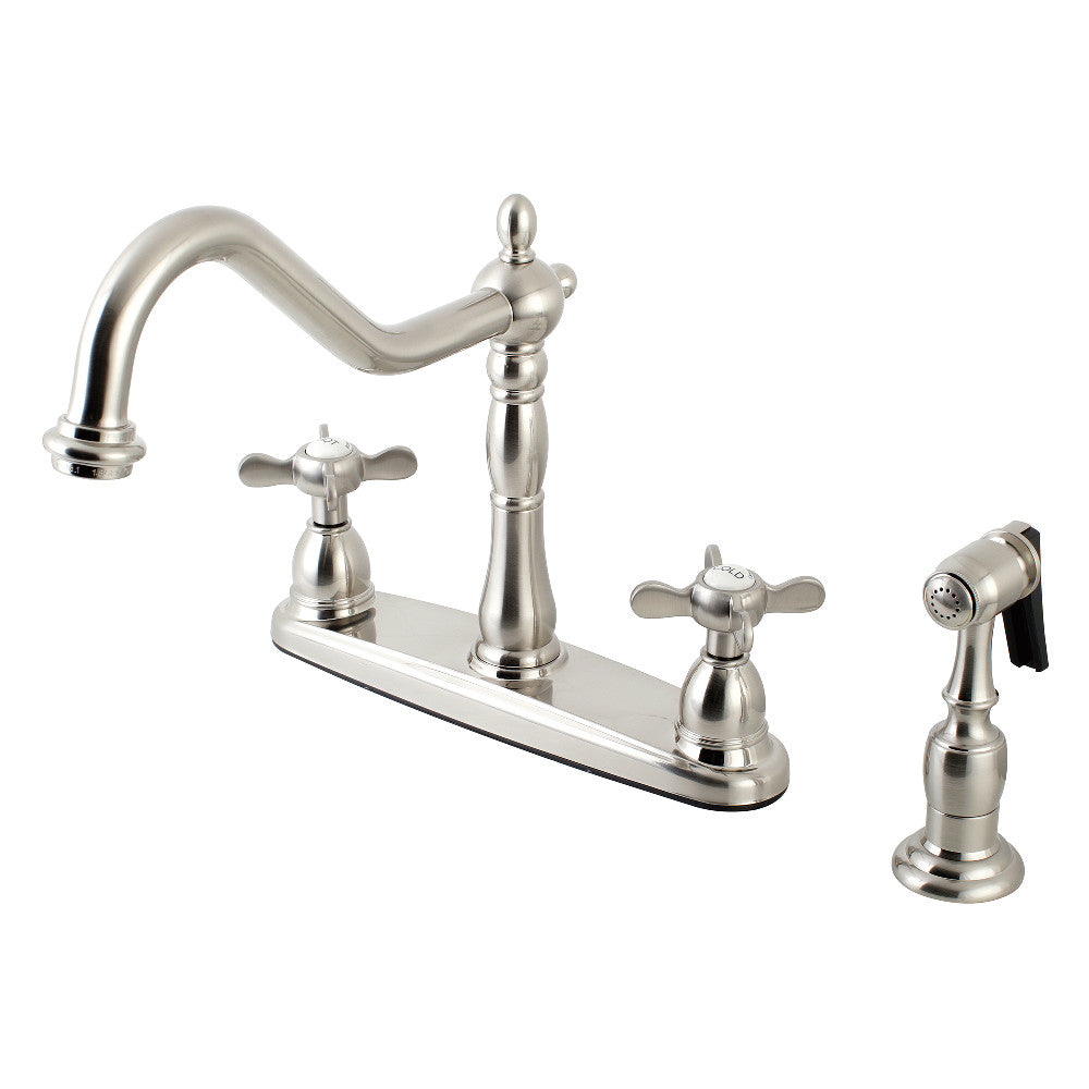 Essex Centerset Kitchen Faucet in Brushed Nickel